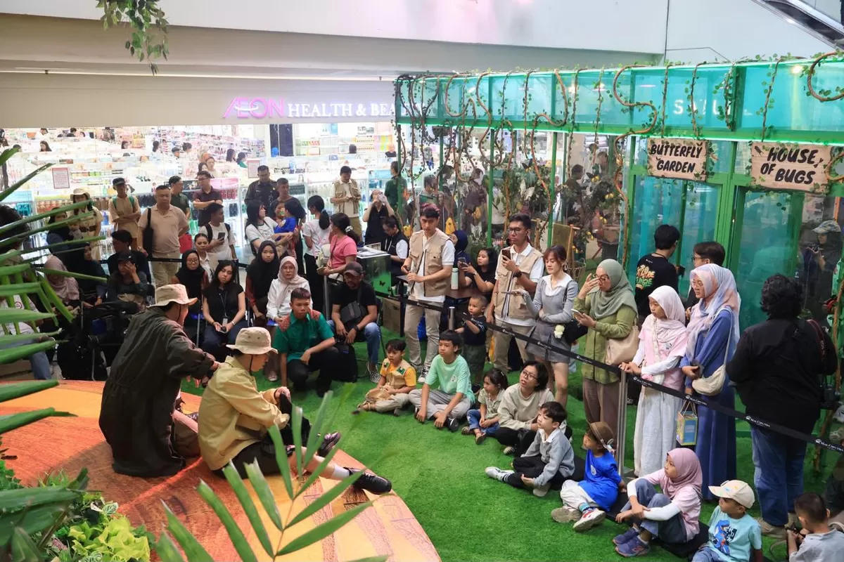 Explore The Jungle Mal Ciputra Jakarta memberikan edukasi kepada anak-anak dalam mengisi liburan sekolah. ({Ist})