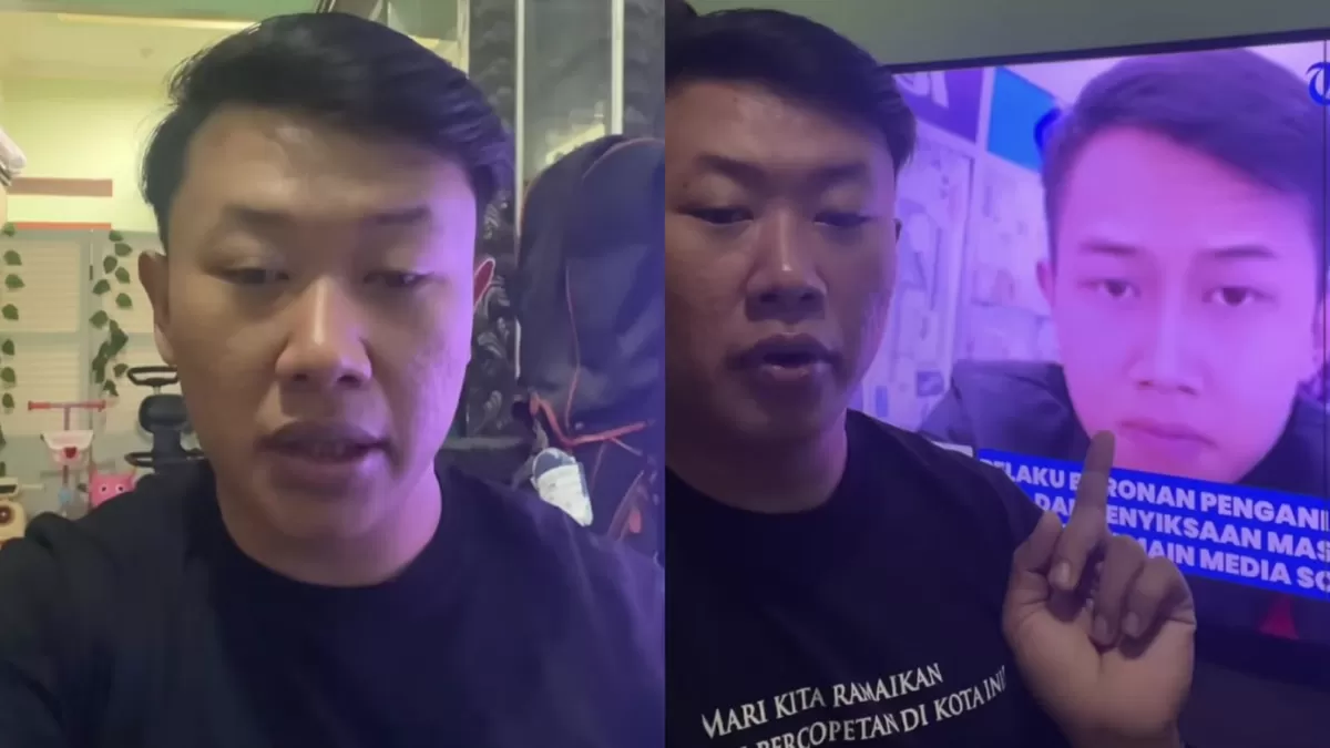 Aditya Peratama Putra, warga Soreang yang mengaku jadi korban salah sasaran karena punya kemiripan dengan DPO pelaku penyekapan Taufik Hidayat. (Threads/aditya.peratama)