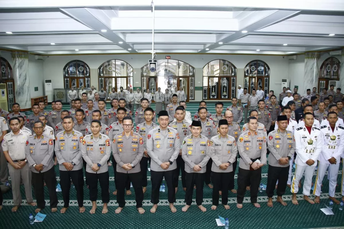 Polri gelar dzikir dan doa bersama menyambut HUT Bhayabgkara ke -80 tahub 2026. (Foto/Ist)