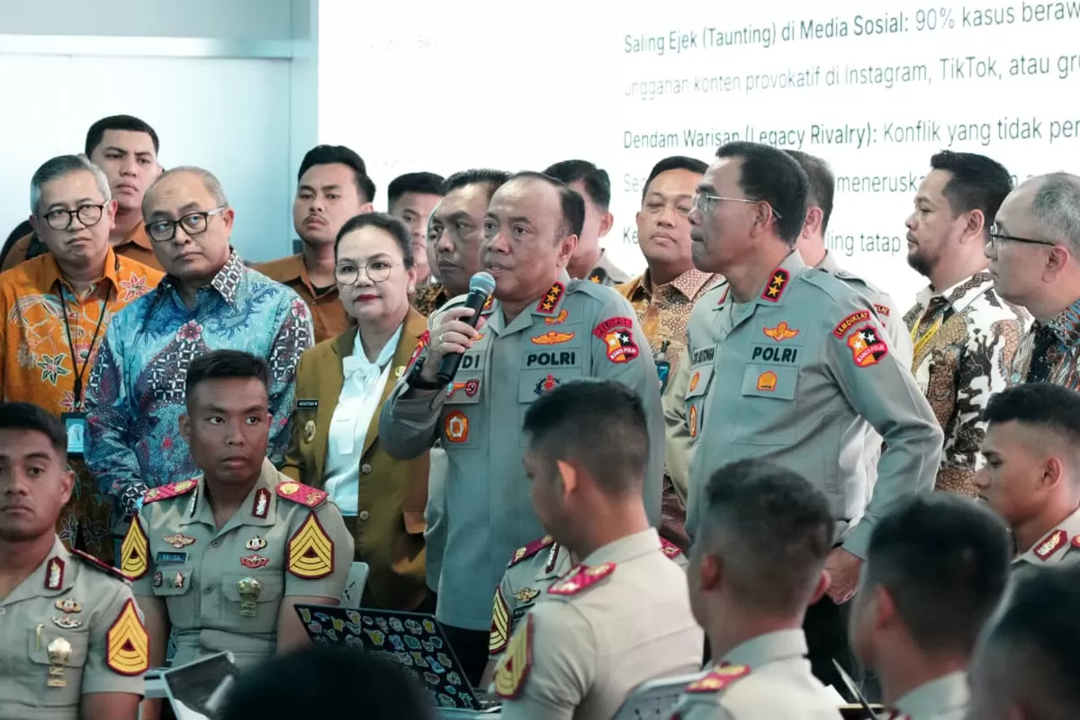 Wakapolri Kimjen Dedi Prasetya ketoka menghadiri acarq di Akpol Semarang. (Foto/Ist)