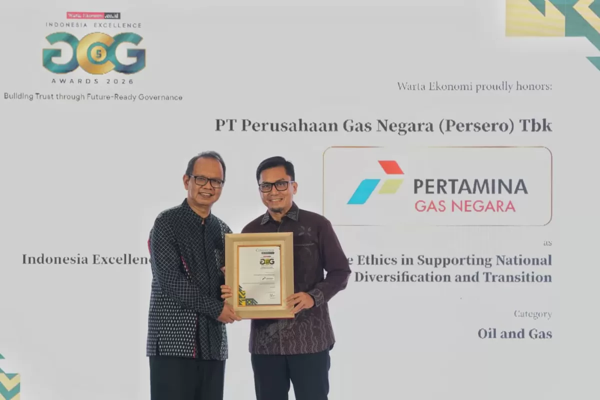 PGN meraih penghargaan GCG 2026 berkat tata kelola berintegritas, penguatan keamanan siber, dan dukungan transisi energi nasional.