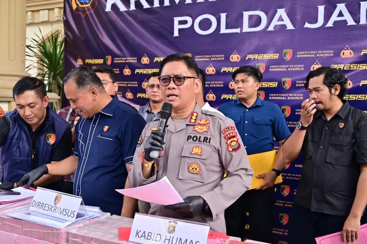Pokda Bengkulu ungkap kaaus pembobolsn Bank Jambi ratusan miliaran rupiah.(Foto/IIst)