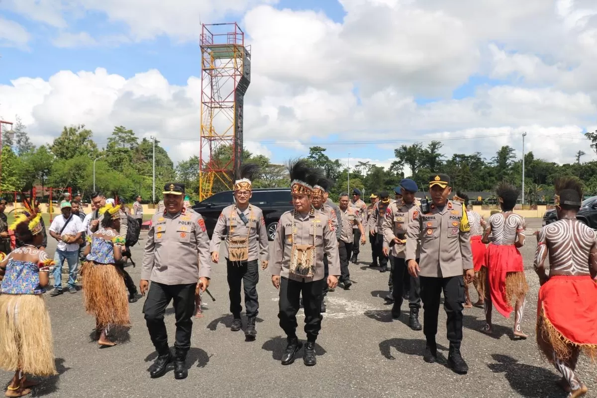 Astamaoos Kapokri berkunjumg Jayapura (Foto/Ist)