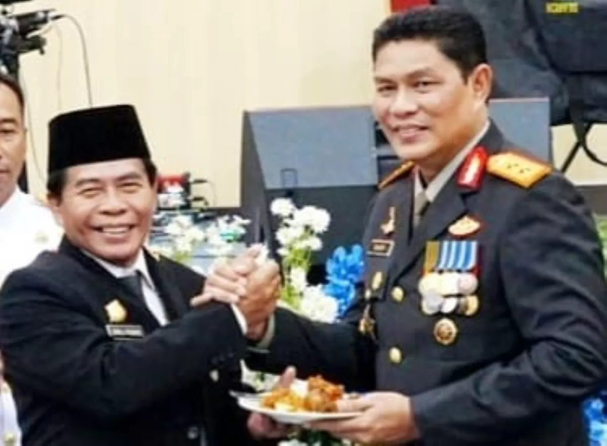 Gubernur Kaltara, Zainal Arifin Paliwang, di sela-sela menghadiri resepsi syukuran Hari Bhayangkara ke-80 yang digelar di Makopolda Kaltara baru-baru ini.(Ist)