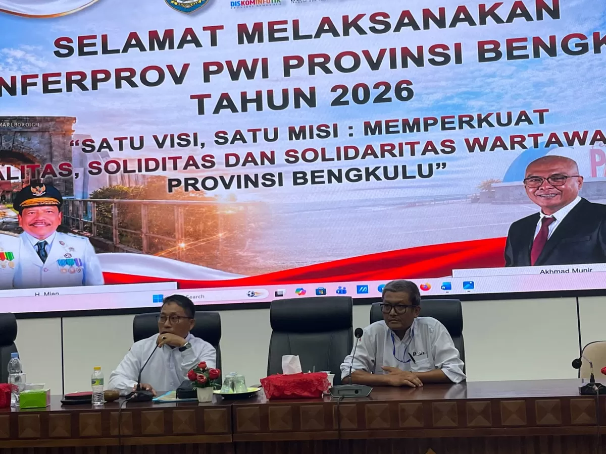 Marsal Abadi  dab Sukatno terpilih Ketua PWI Bengkulu dan Ketua DKP  masa bakti 2026-2031 pada Konfercab PWI Bengkulu digelar Savtu 18 Juli 2026.(Foto/Usmin),