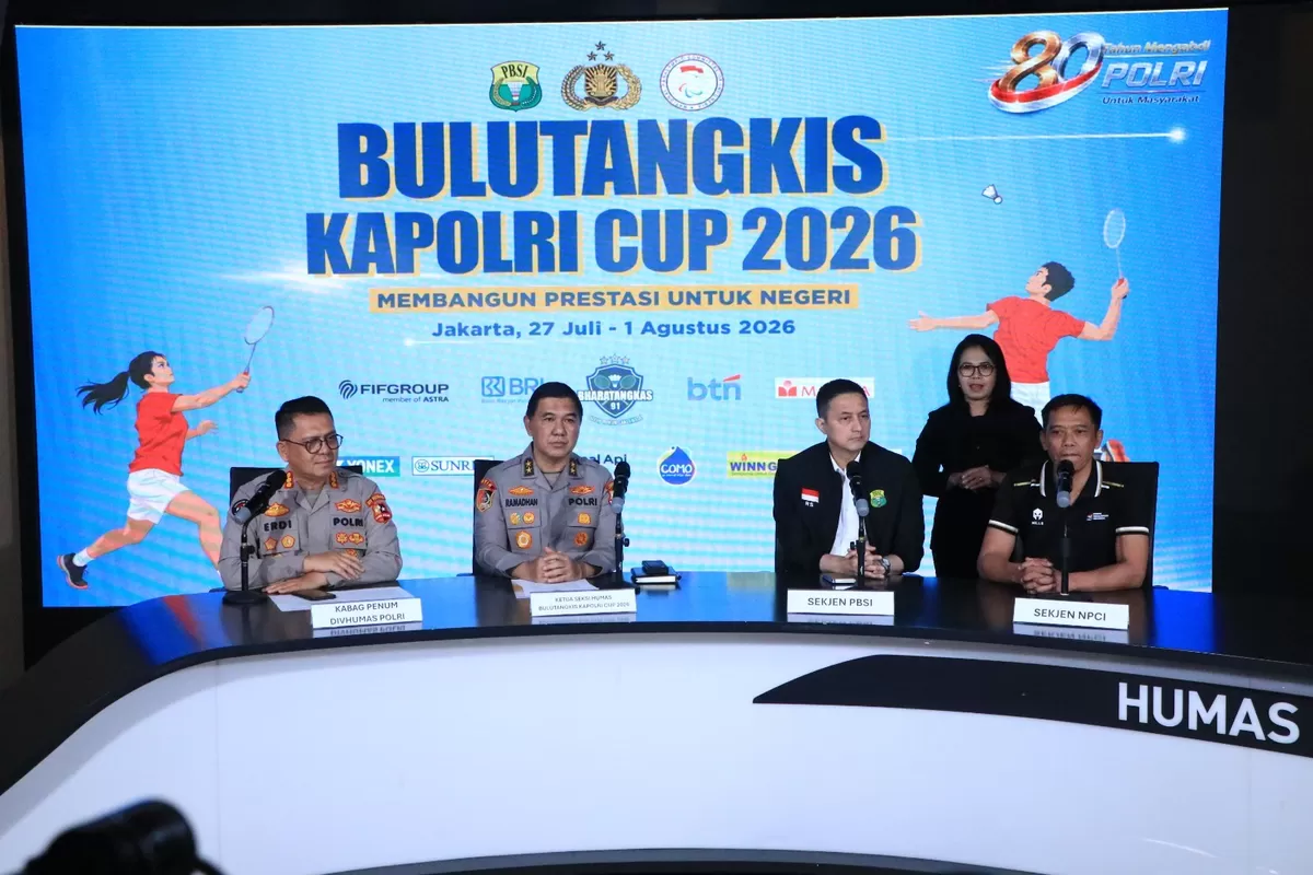 Bulutangkia Kapolri Cup 2026 digelar Agustus libatkan aylet muda dan penyandang disavilitas ( Foto/Ist)