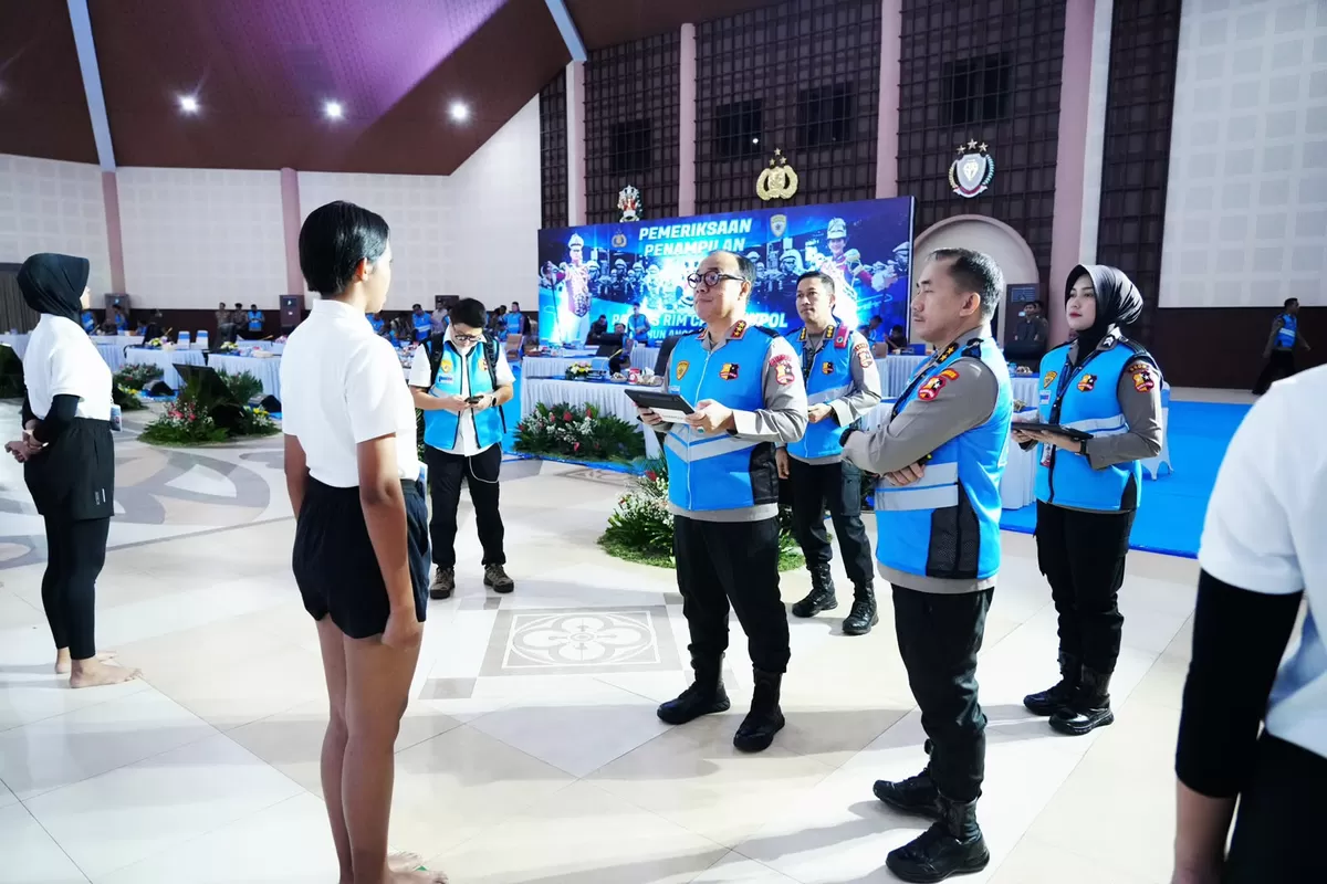 Seleksi akhir penampilan calon taruna Akpol 2026 di Akpol Semarang, Jawa Tengah.(Foto/Ist)