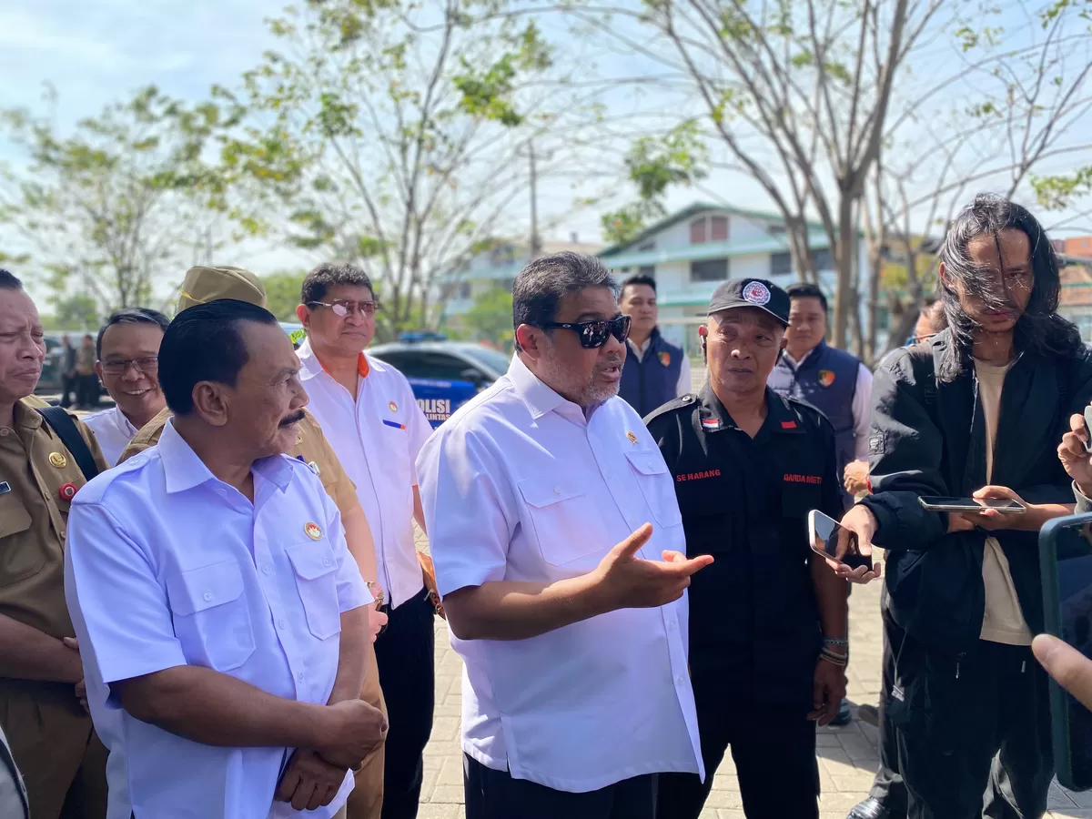 Penasihat Khusus Presiden Bidang Ketenagakerjaan dan Kesejahteraan Buruh Said Iqbal saat memberikan keterangan pers kepada wartawan, Senin (27/7/2026).  (SP/Gregorius Steven)