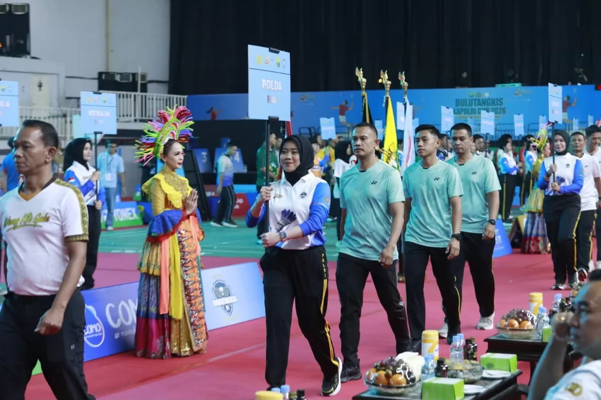 Badminta KapolriCup 2p26 Resmu Dibuka.(Foto/Ist(