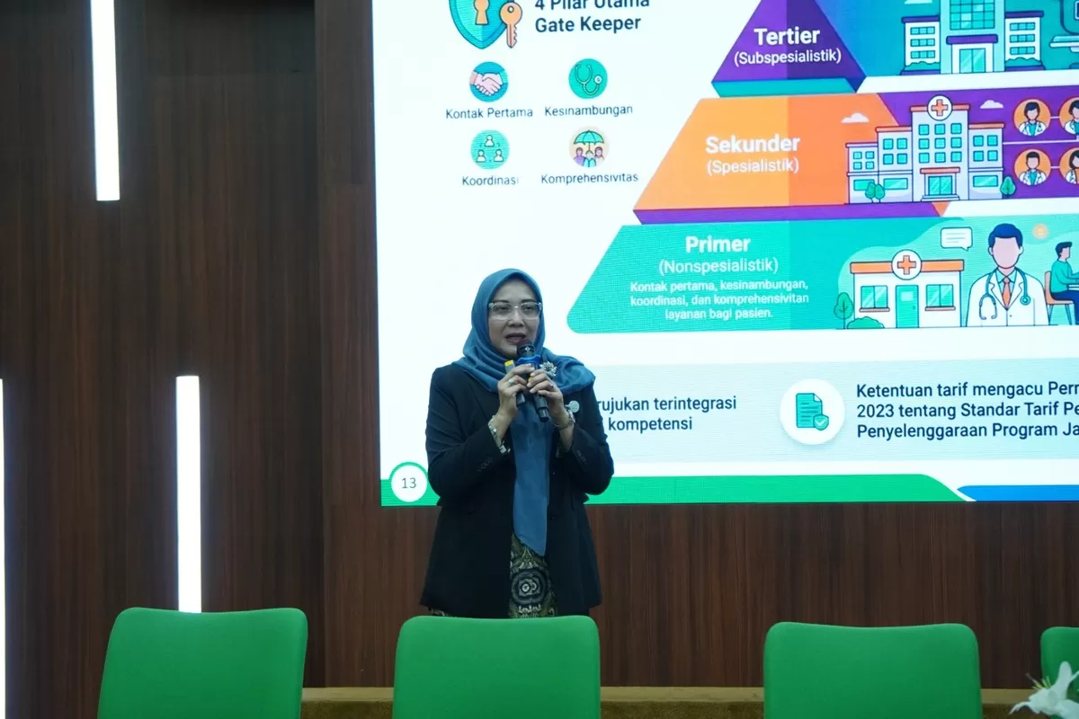 Kepala BPJS Kesehatan Cabang Semarang, Debbie Nianta Musigiasari.
