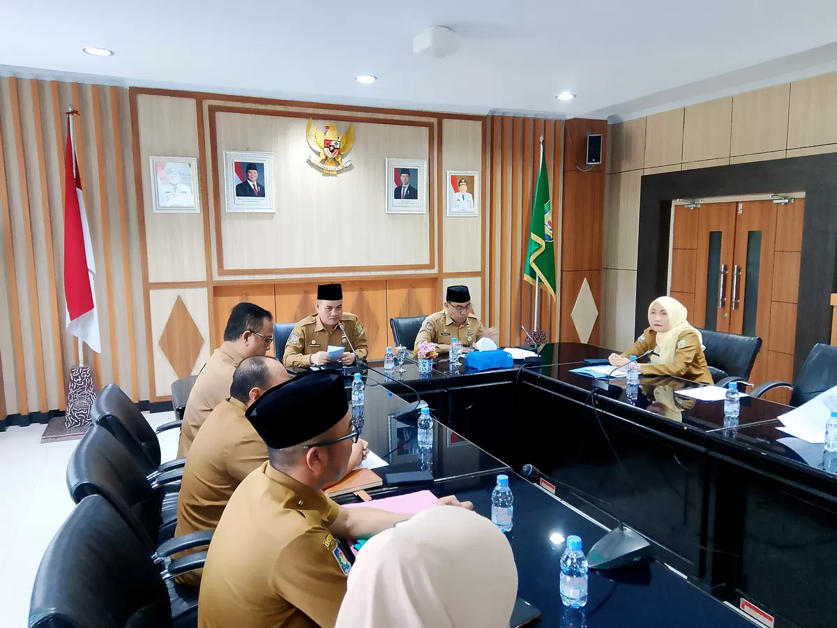 Rapat pembahasan perubahan nama RSJK O Bengkulu.( Foto/Ist)