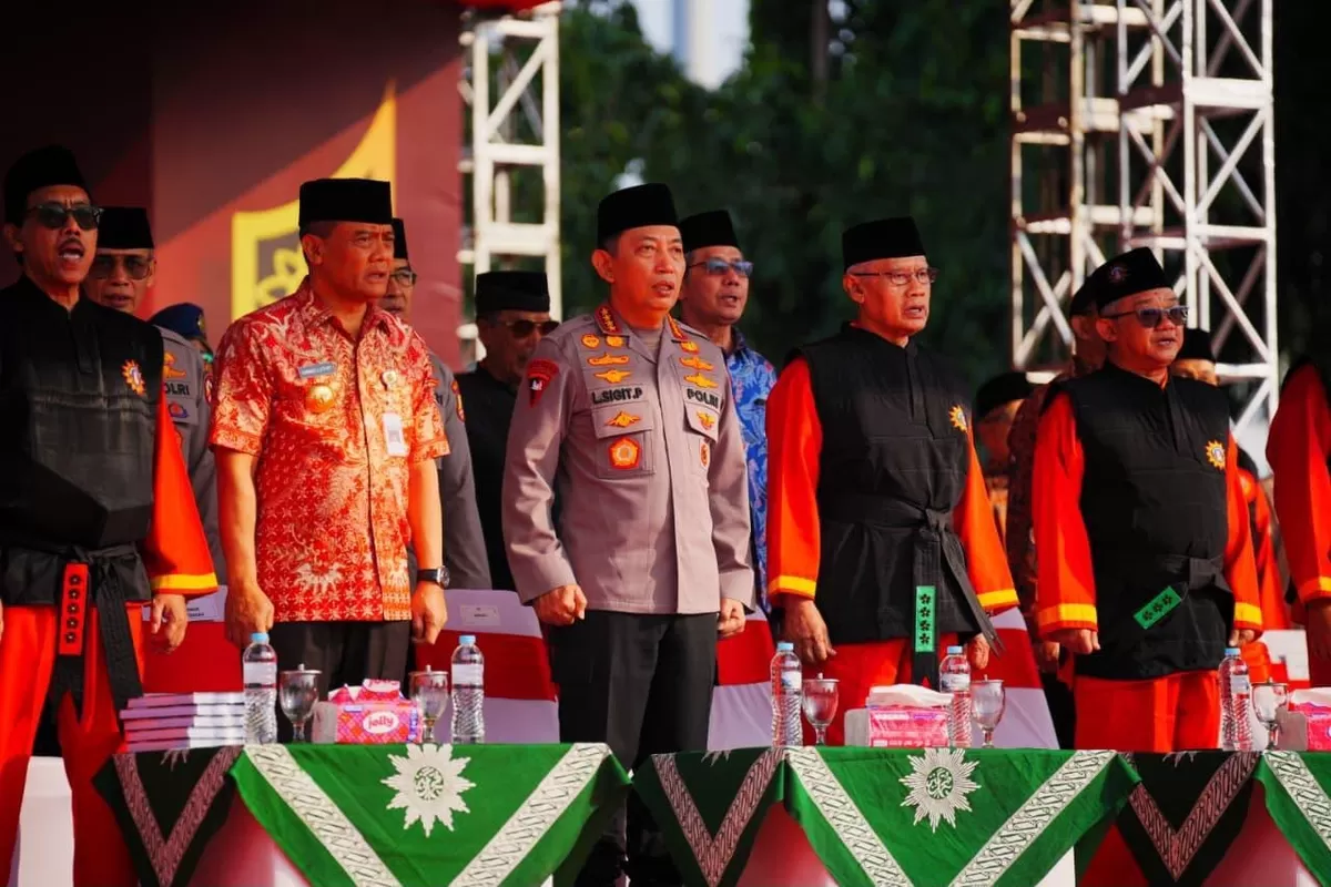 Kapolri Terima Anugerah Anggota Kehormatan Tqpak Suci.(Foto/Ist)  