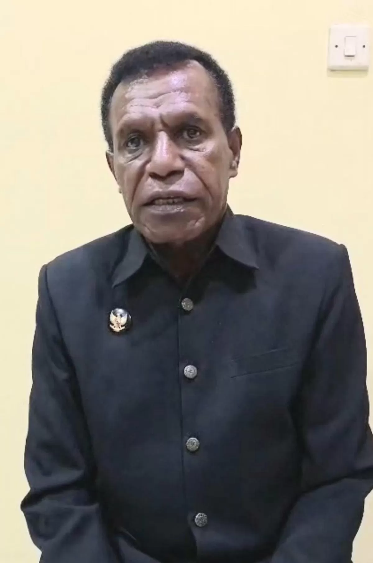 Ketua Lembaga Masyarakat Adat (LMA) Jayawijaya, Herman Doga (Istimewa )