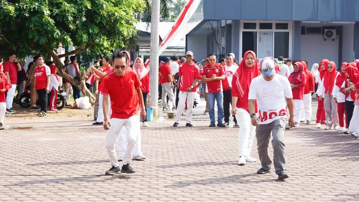 Pempriv Bengkulu menggelar pernainan tradisional dalam rangka memperingati HUT RI ke-81 tahun 2026.(Foto/MC)
