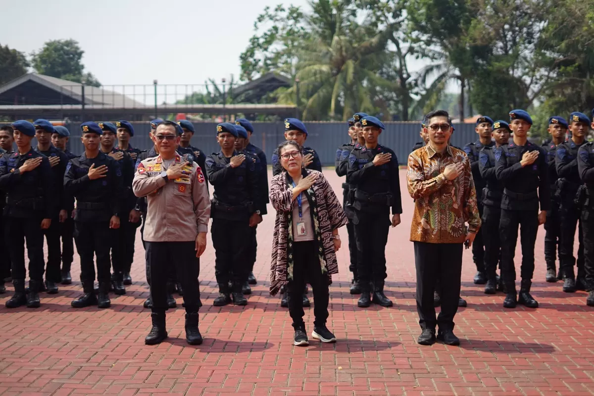 Pasukan pelopor  Korbrimob masuk lima besar kompolnas awwrd 2026.(Foto/Ist(
