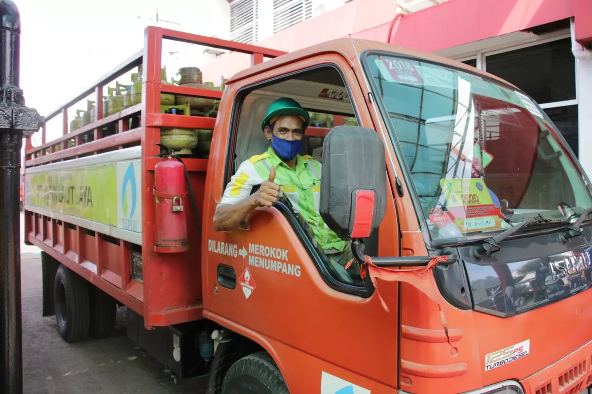 Pertamina menyalurkan extra dropping LPG 3 kg hingga 65% dari rerata penyaluran harian di wilayah yang membutuhkan tambahan pasokan. (Ist)
