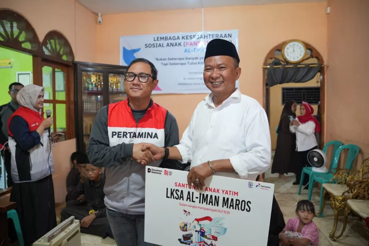Kegiatan diisi dengan fun riding, sapa pelanggan di SPBU, serta bakti sosial di Lembaga Kesejahteraan Sosial Anak (LKSA) Al Iman, Kabupaten Maros.