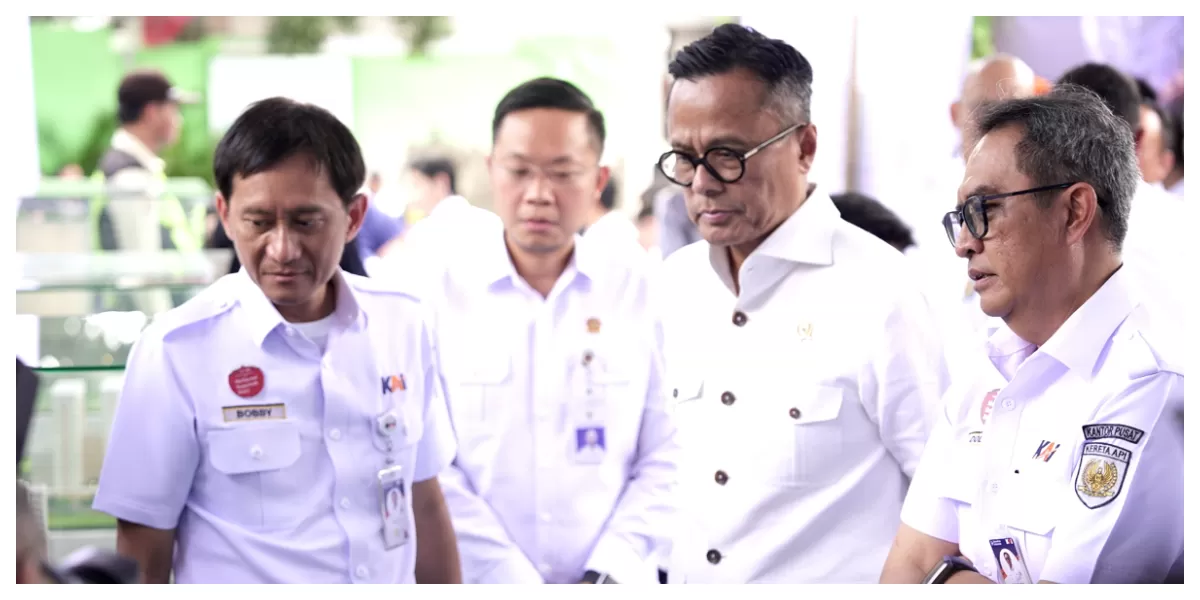 Ketua Satgas Perumahan Hashim Djojohadikusumo saat menghadiri pencanangan pembangunan hunian di Stasiun Manggarai, Jakarta, Senin (16/3/2026), mendukung program 3 juta rumah nasional. (Foto/dok)