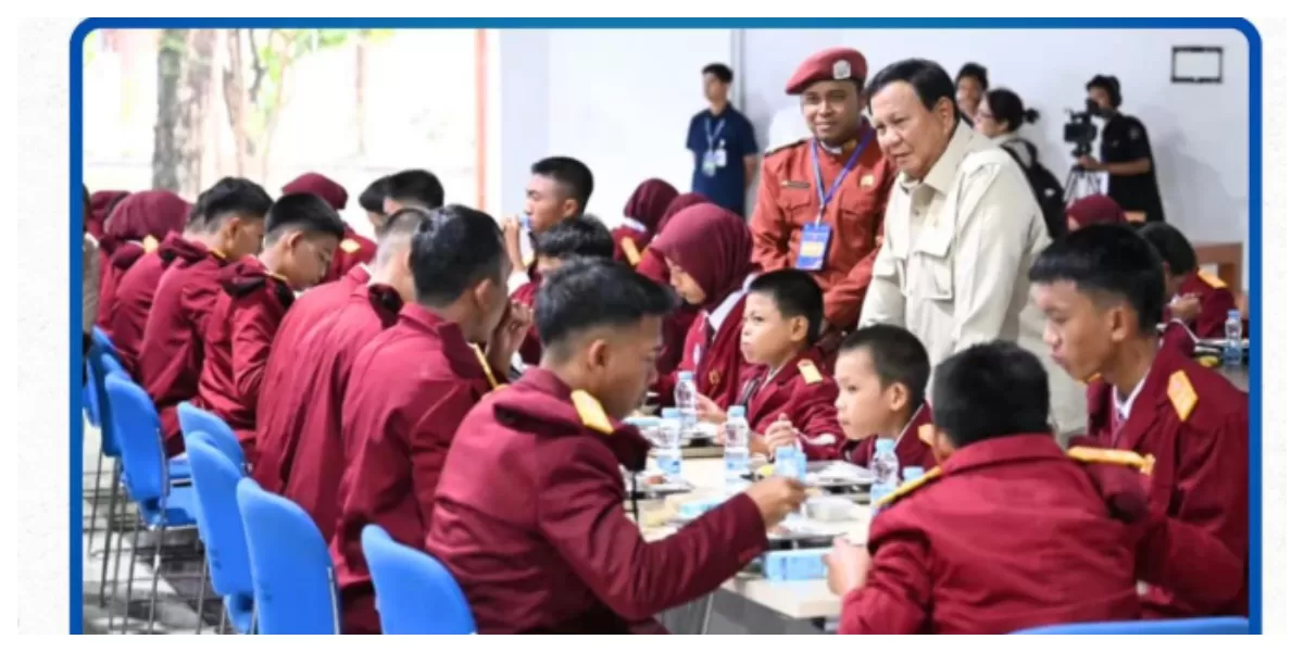 Presiden Prabowo Subianto saat Meninjau Sekolah Rakyat  (Foto/ Ist)