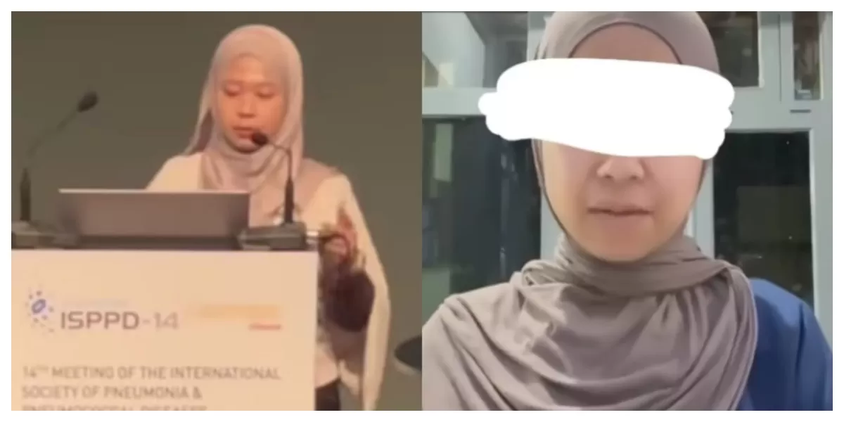 Viral video Prihantini menyampaikan permintaan maaf karena pencatutan nama Ayuni Kemala Safira. (Threads/mamatsedunia)