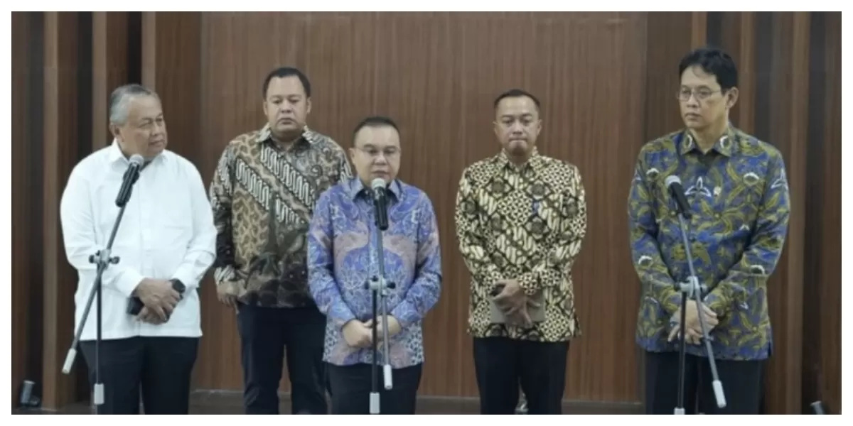 Wakil Ketua DPR RI Sufmi Dasco gelar pertemuan untuk pemangku otorita ekonomi untuk membahas fiskal dan moneter. (Instagram/sufmi_dasco)