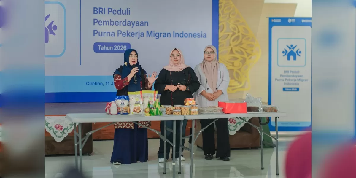 Peserta purna pekerja migran Indonesia mengikuti pelatihan kewirausahaan BRI Peduli di Cirebon sebagai bekal mengembangkan usaha produktif dan meningkatkan kesejahteraan keluarga. (Foto Dok. BRI)