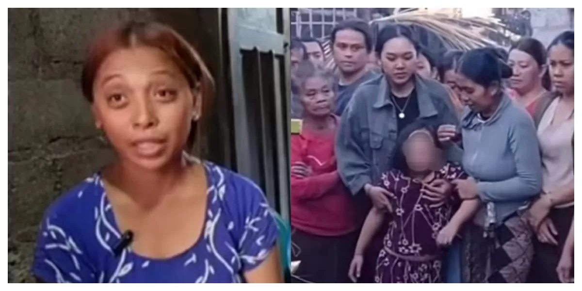 Kiri: Istri korban, Putu Dewi Suryantini, menyampaikan kesaksian terkait kondisi ekonomi keluarga usai suaminya tewas dalam kasus pengeroyokan di Tabanan.