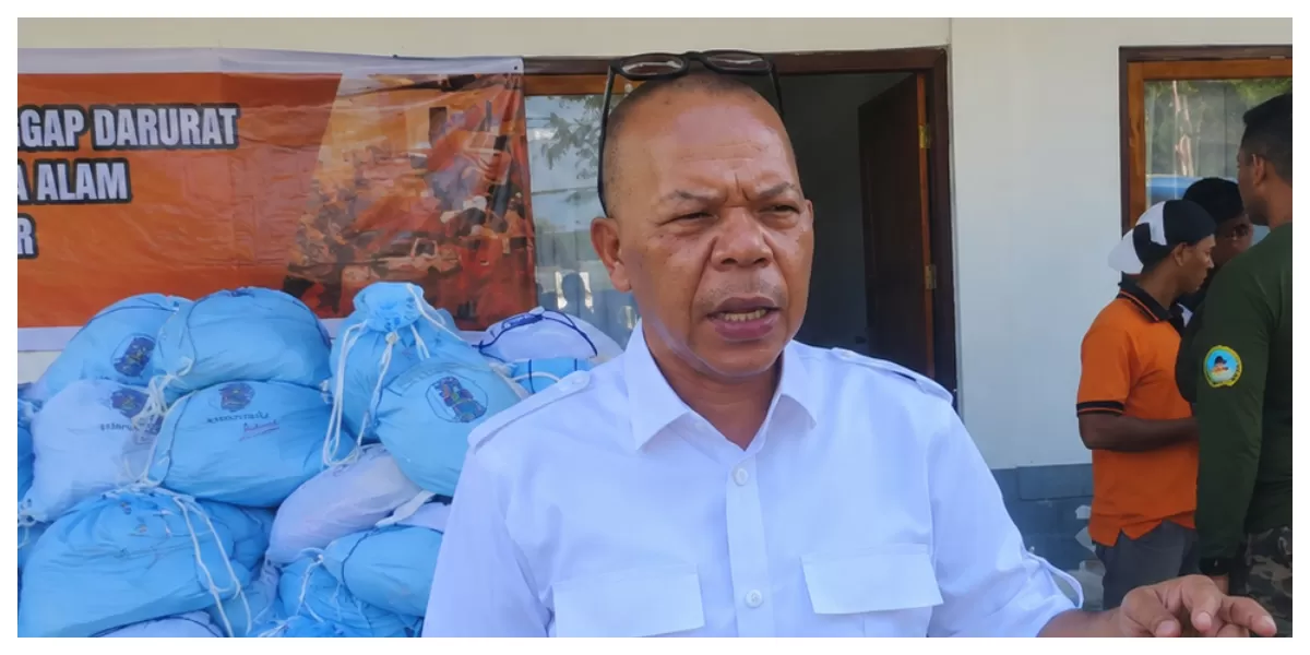 Sekretaris Daerah Kabupaten Manggarai Timur, Winsensius Tala.