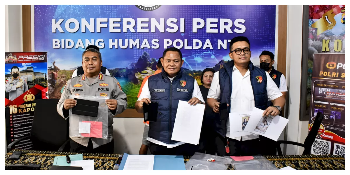 Penyidik Polda NTT mengamankan barang bukti elektronik dalam pengungkapan dugaan pengelolaan akun TikTok anonim yang menggunakan AI untuk merekayasa konten. (Foto TBN Polda NTT)