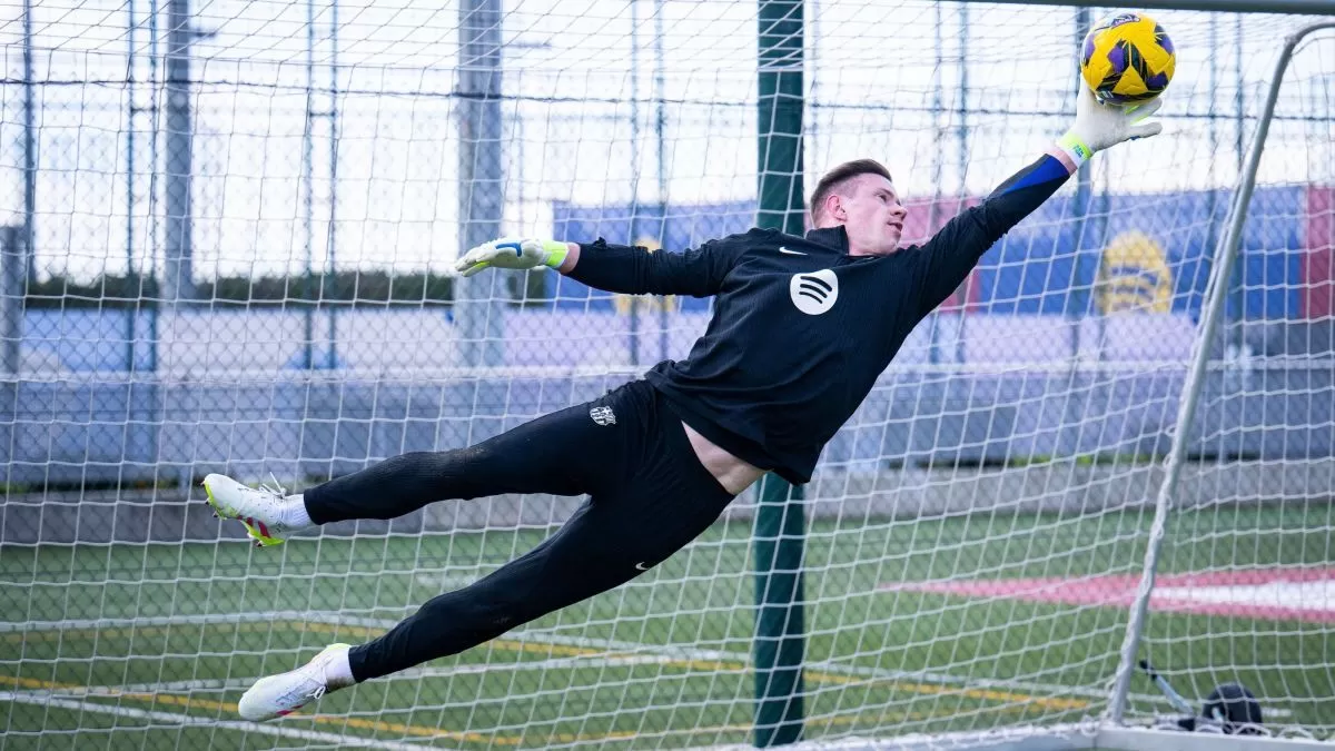 Kapten Barcelona, ​​Marc-Andre ter Stegen, mengucapkan perpisahan.