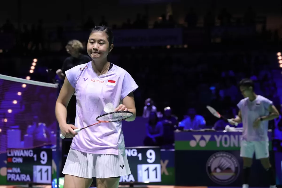 Langkah , Amallia Cahaya Pratiwi/Siti Fadia Silva Ramadhanti terhenti di semifinal German Open 2026 usai takluk dari ganda China Li Yi Jing/Wang Yi Duo, 28 Februari 2026. (PBSI)