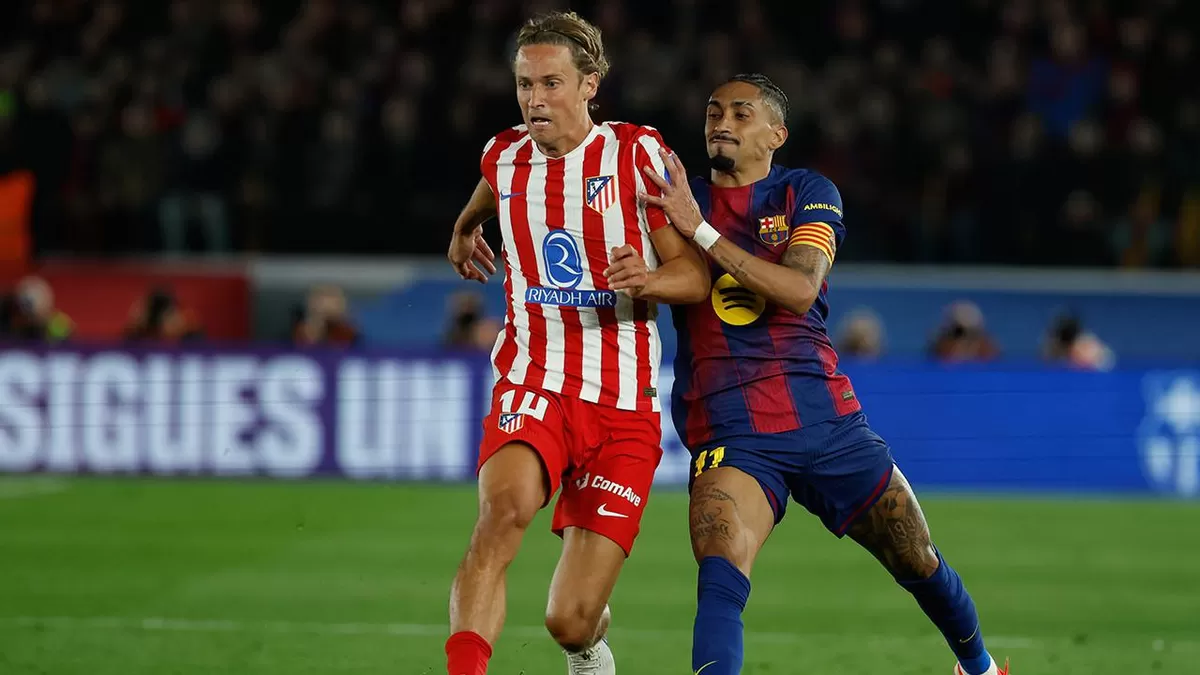 Pertandingan leg kedua Copa del Rey 2025/26 antara Barcelona vs Atletico Madrid. (AP Photo)