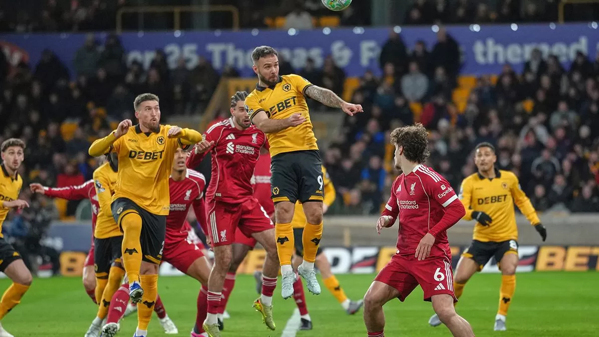 Pertandingan Wolverhampton Wanderers vs Liverpool dalam lanjutan Liga Primer 2025/26. (AP Photo)