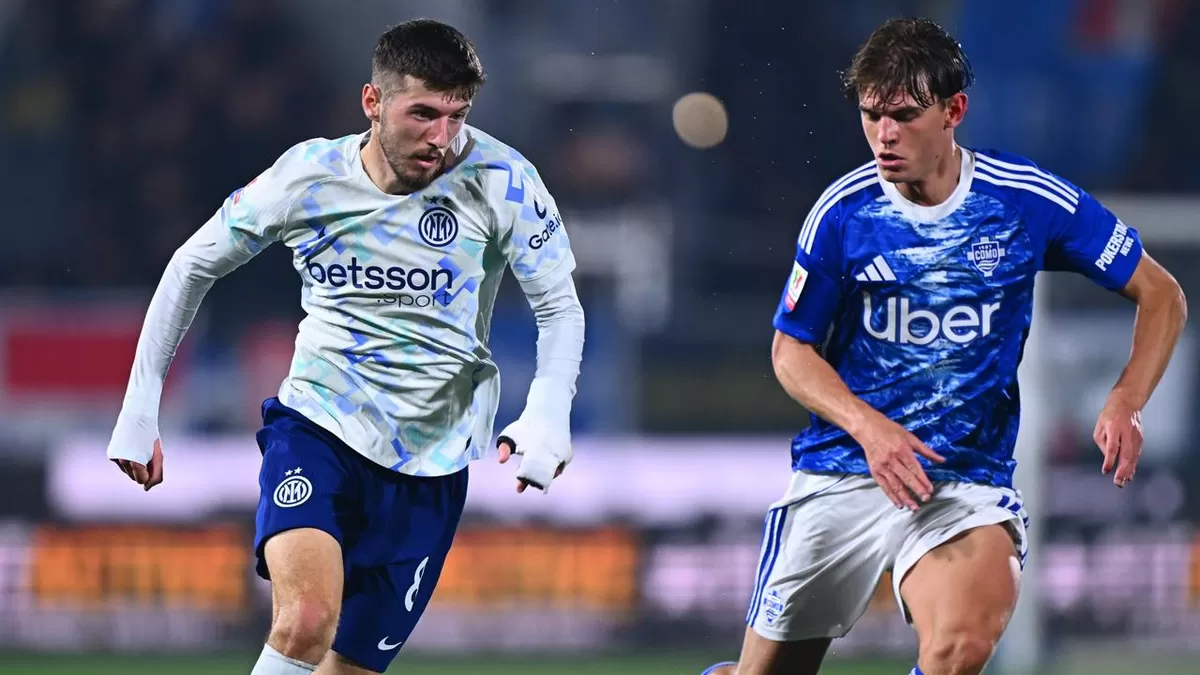 Laga semifinal leg pertama Coppa Italia antara Como 1907 kontra Inter Milan. (Inter Milan)