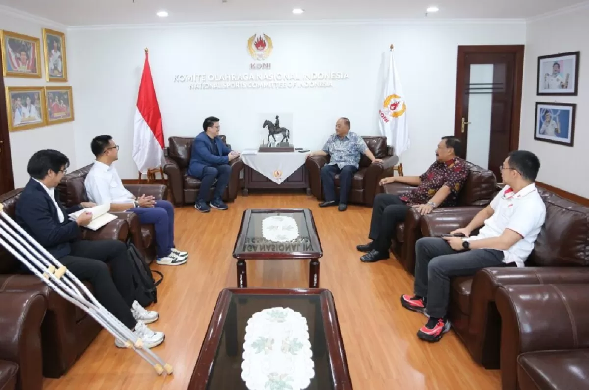 KONI Pusat menerima Federasi Futsal Indonesia (FFI) yang dipimpin Michael Victor Sianipar pada 4 Maret 2026.