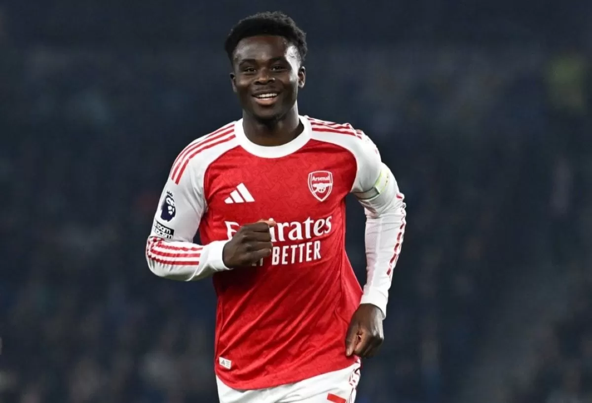 Gol Bukayo Saka ke gawang Brighton bawa Arsenal makin kokoh di puncak klasemen Liga Primer 2025/26 (@arsenal)