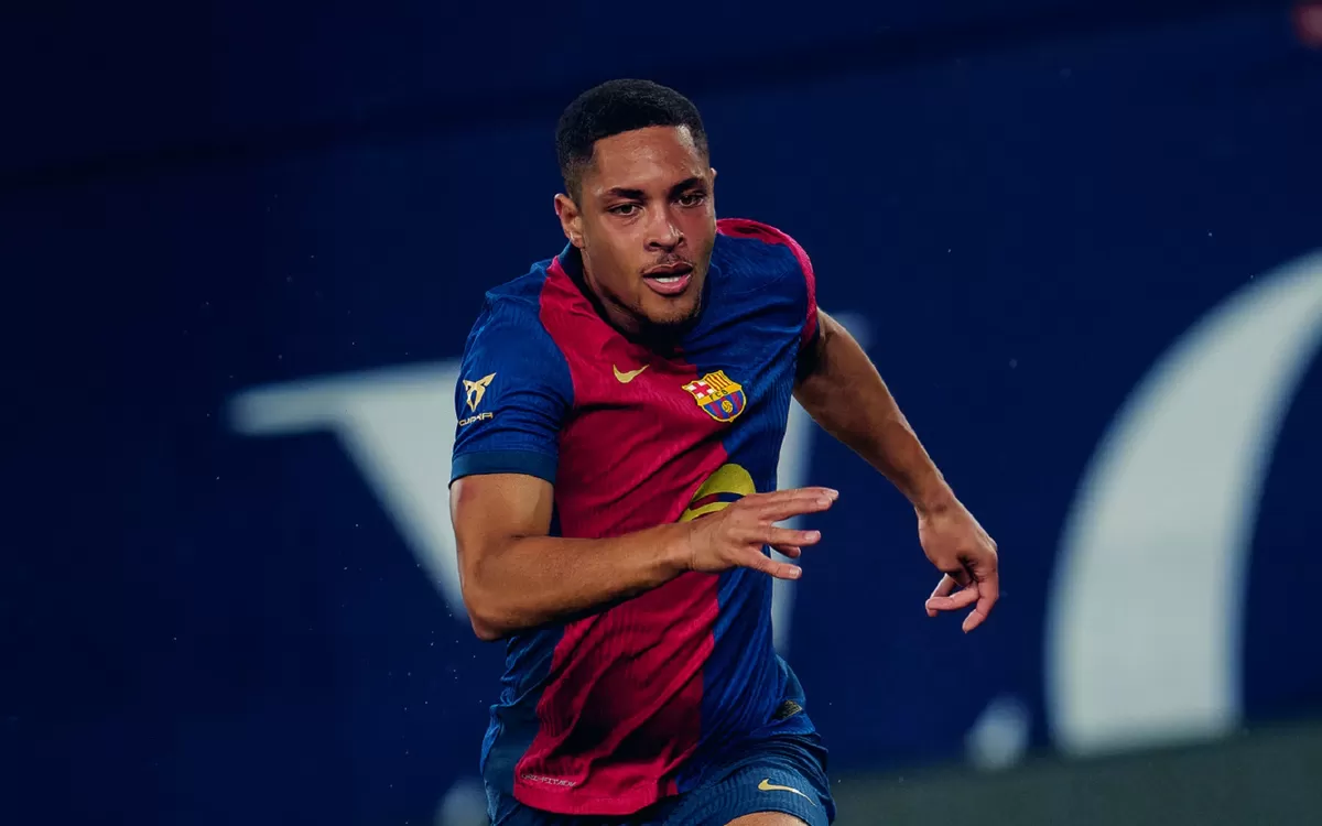 Barcelona menjual pemain internasional Brasil Vitor Roque Februari lalu dalam kesepakatan senilai &euro;30 juta