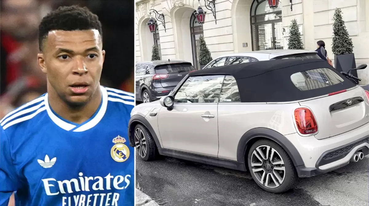 Kylian Mbappe lulus ujian SIM dan mengendarai mobil sederhana.