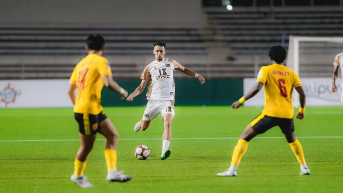 Ivar Jenner pada saat pertandingan leg pertama perempat final AFC Challenge League 2026, antara Dewa United melawan Manila Digger FC, Kamis lalu, 5 Maret.  (I.League)