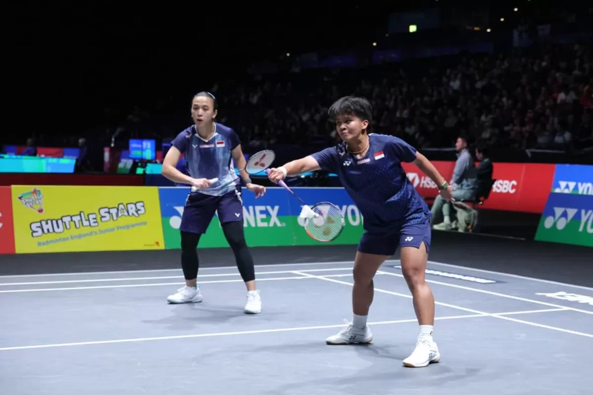 Febriana Dwipuji Kusuma/Meilysa Trias Puspitasari gagal mengikuti sukses ganda putra ke semifinal. Langkah mereka terhenti di perempat final All England 2026. (PBSI)