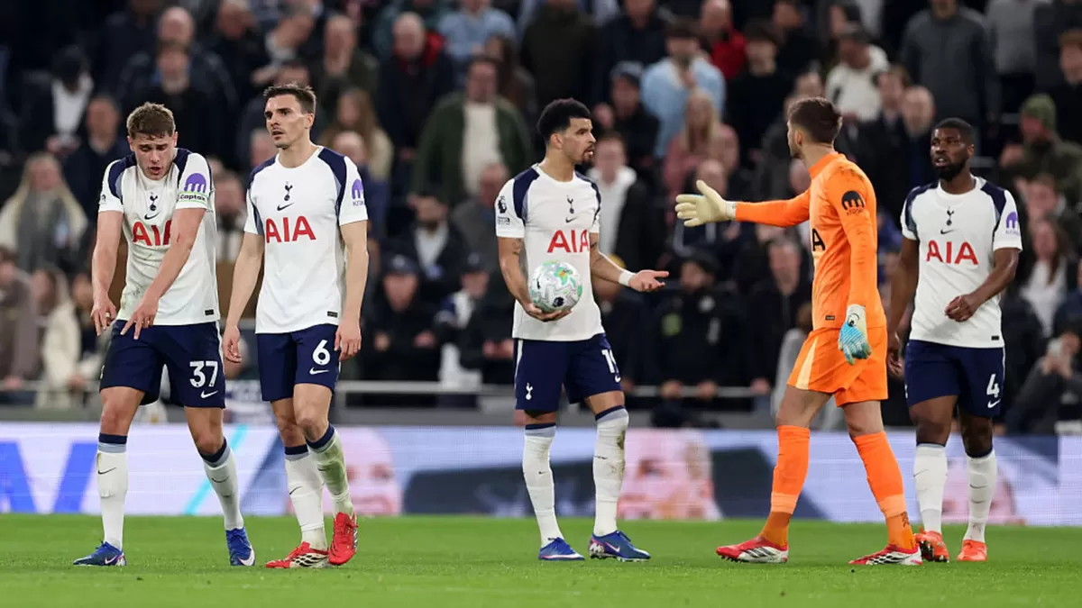 Bagaimana jadwal sisa Liga Premier Tottenham dibandingkan dengan lawan-lawan yang berisiko degradasi di Premier League 2025-2026? (Catherine Ivill/Getty Images)