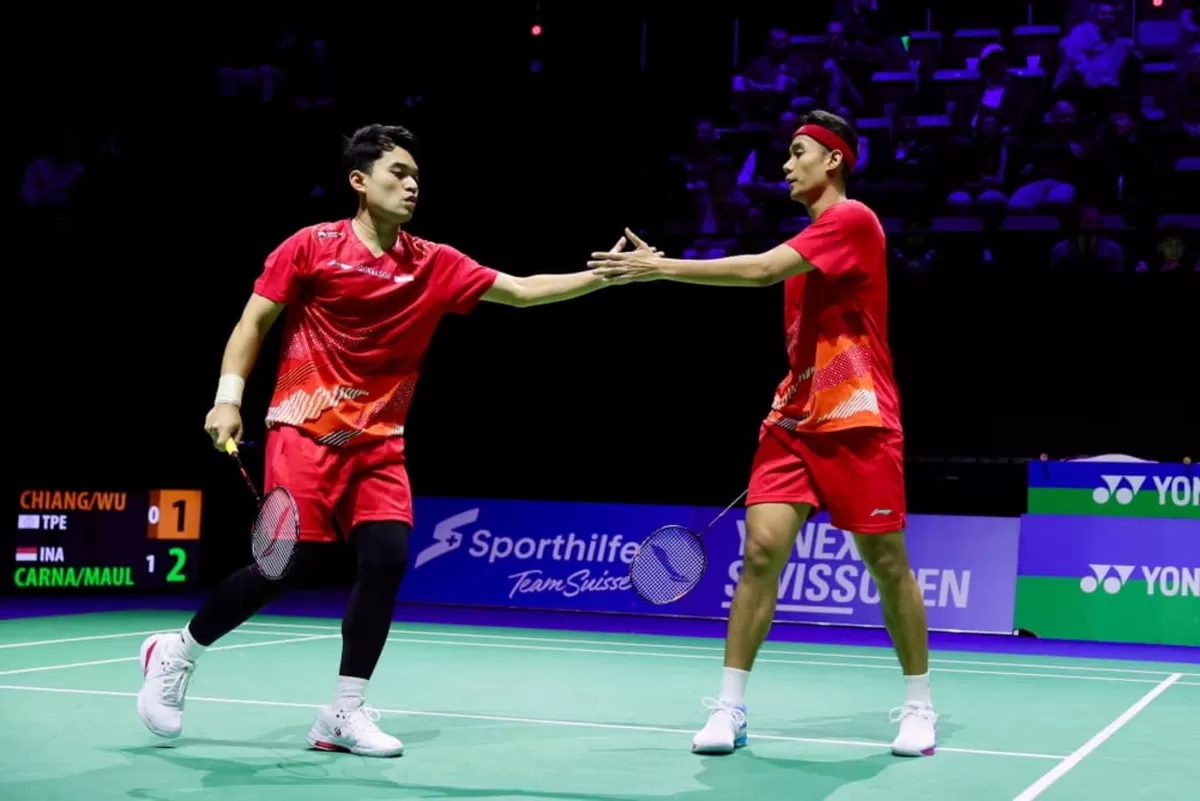 Harapan Indonesia di ganda putra Swiss Open 2026 tinggal kepada Leo Rolly Carnando/Bagas Maulana, setelah dua wakil Indonesia lainnya langsung tumbang di awal turnamen. Menunjukkan inkonsistensi. (PBSI)