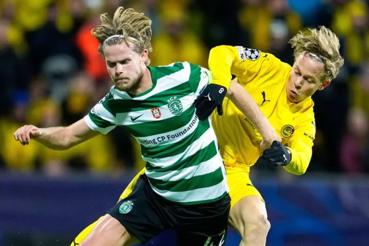 Pertandingan Bodo/Glimt vs Sporting Lisbon pada leg pertama 16 besar Liga Champions 2025/26. (AP Photo)