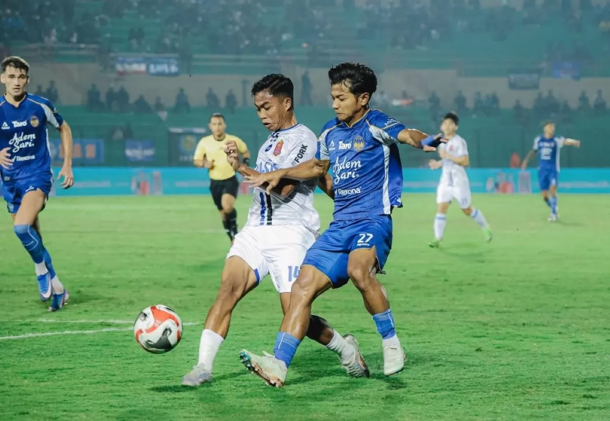 PSIM Yogyakarta vs Persijap Jepara berakhir imbang 2-2 di pekan ke-25 Super League 2025/26 (PSIM Yogyakarta)