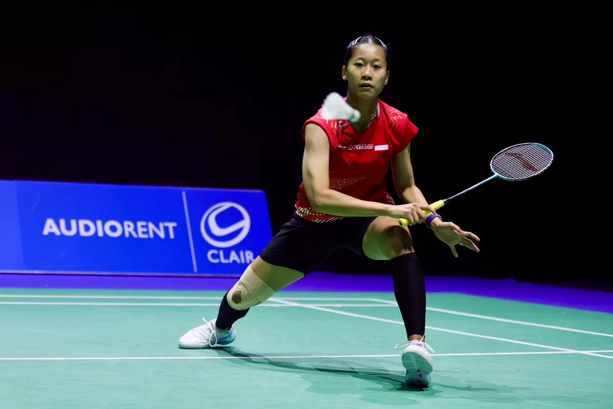 Satu-satunya wakil Merah Putih di tunggal putri, Putri Kusuma Wardani masih meneruskan tren positifnya di Swiss Open 2026 dengan menembus perempat final, 12 Maret 2026 di Basel. (PBSI)