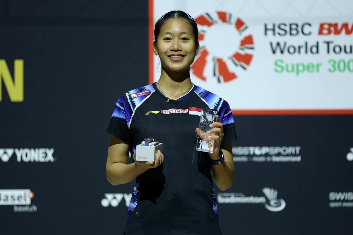 Pebulutangkis tunggal putri Indonesia, Putri Kusuma Wardani. (PBSI)