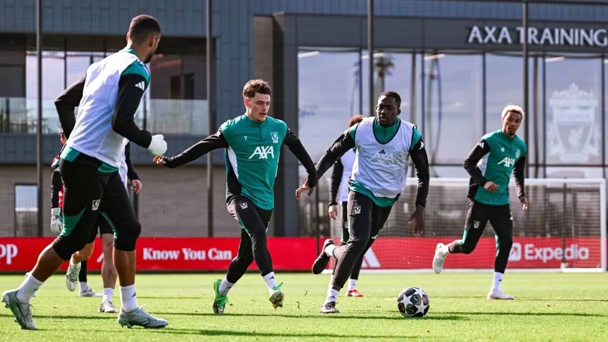 Skuat Liverpool jalani latihan intensif jelang laga melawan Galatasaray (Liverpool FC)