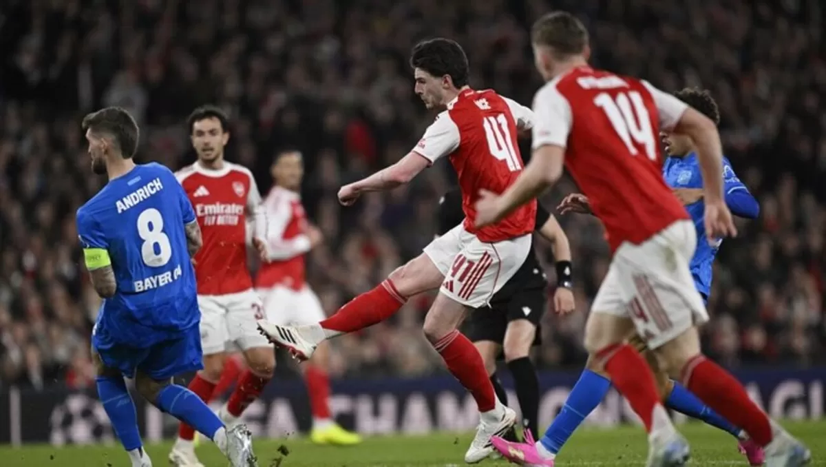 Laga Arsenal vs Bayer Leverkusen di Liga Champions 2025/26. (Reuters)