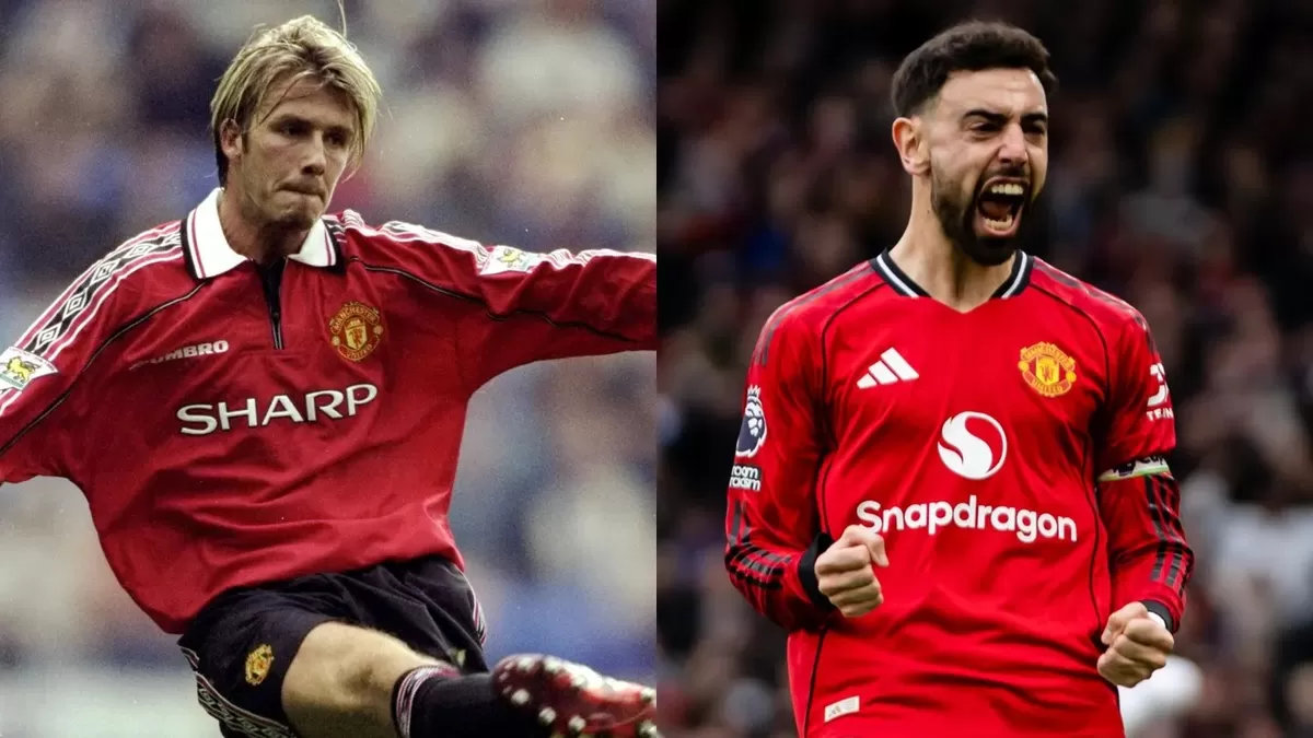 Rekor assist David Beckham dikalahkan Bruno Fernandes dengan 16 assist di musim ini. (Premier League)
