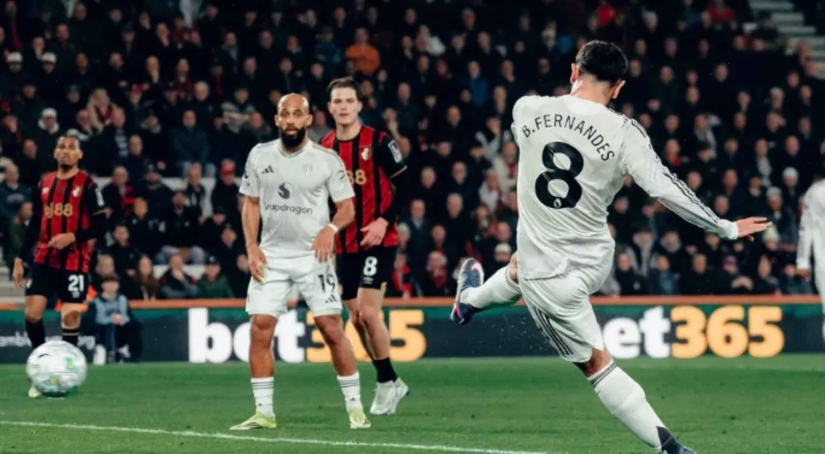 Duel Manchester United vs Bournemouth berakhir imbang 2-2 di pekan ke-31 Liga Primer (Manchester United)
